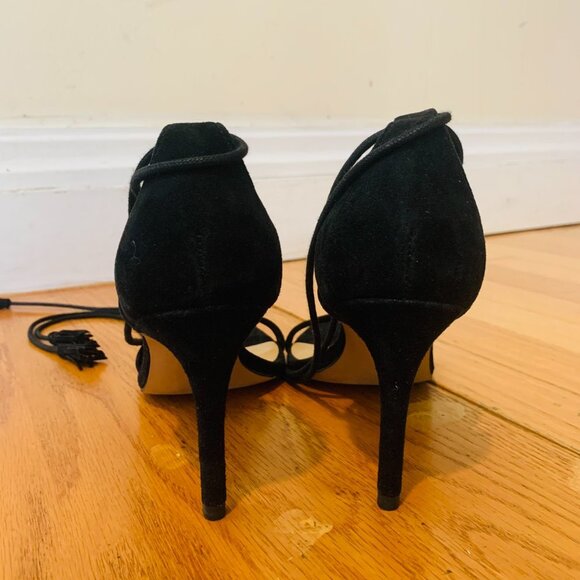 Women's Sandals Heels Designer Banana Republic Shoes Ankle Strap Sandals Size 9 - Picture 8 of 14